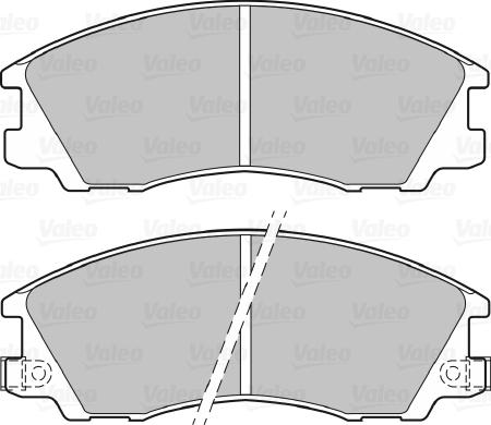 Valeo 598506 - Тормозные колодки, дисковые, комплект unicars.by