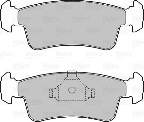 Valeo 598532 - Тормозные колодки, дисковые, комплект unicars.by