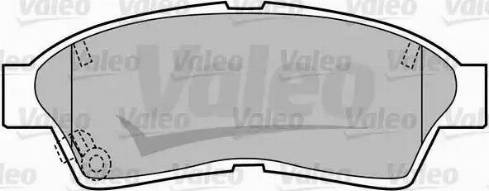 Valeo 598578 - Тормозные колодки, дисковые, комплект unicars.by