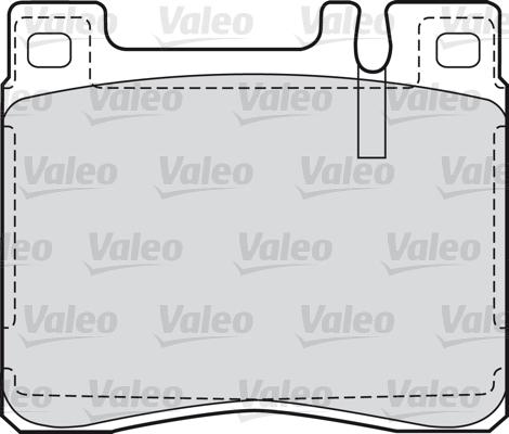 Valeo 598688 - Тормозные колодки, дисковые, комплект unicars.by