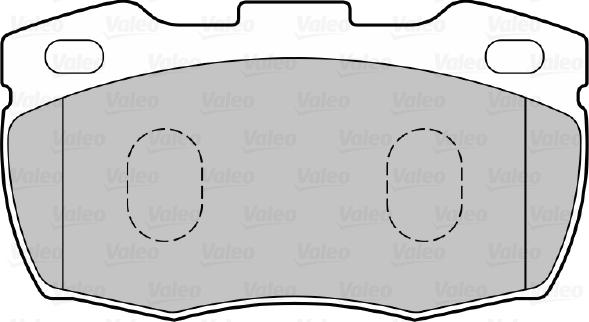 Valeo 598623 - Тормозные колодки, дисковые, комплект unicars.by