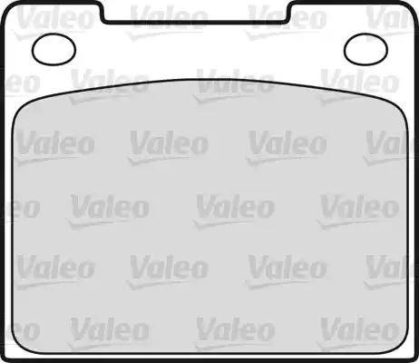 Valeo 598159 - Тормозные колодки, дисковые, комплект unicars.by