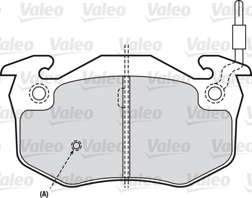 Valeo 598346 - Тормозные колодки, дисковые, комплект unicars.by