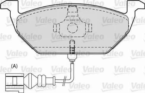 Valeo 598298 - Тормозные колодки, дисковые, комплект unicars.by