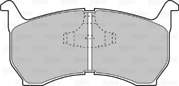 Valeo 598239 - Тормозные колодки, дисковые, комплект unicars.by