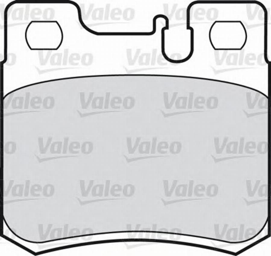 Valeo 598235 - Тормозные колодки, дисковые, комплект unicars.by