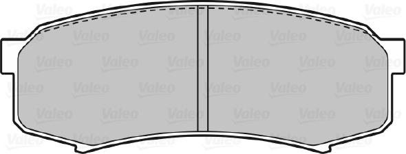 Valeo 598777 - Тормозные колодки, дисковые, комплект unicars.by