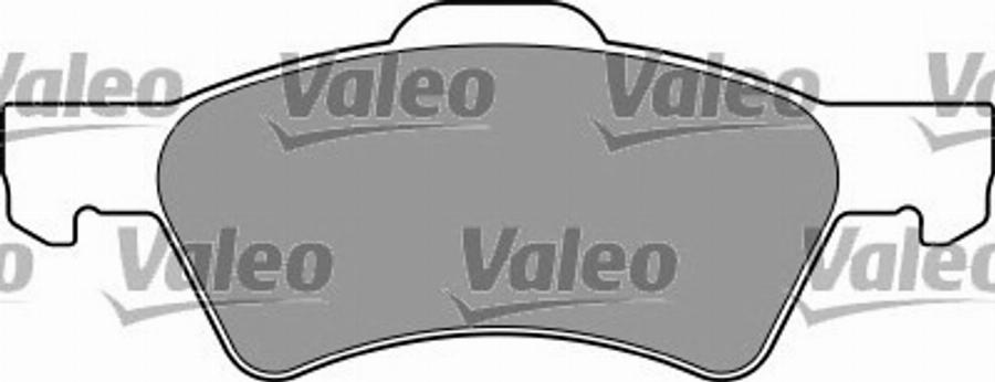 Valeo 597412 - Тормозные колодки, дисковые, комплект unicars.by