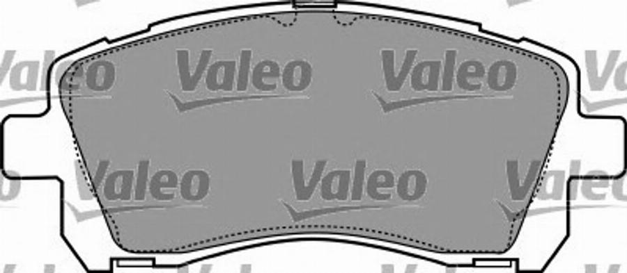 Valeo 597507 - Тормозные колодки, дисковые, комплект unicars.by