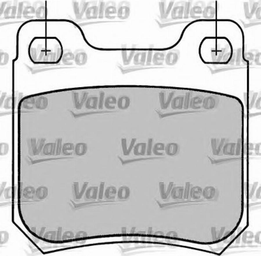 Valeo 597109 - Тормозные колодки, дисковые, комплект unicars.by