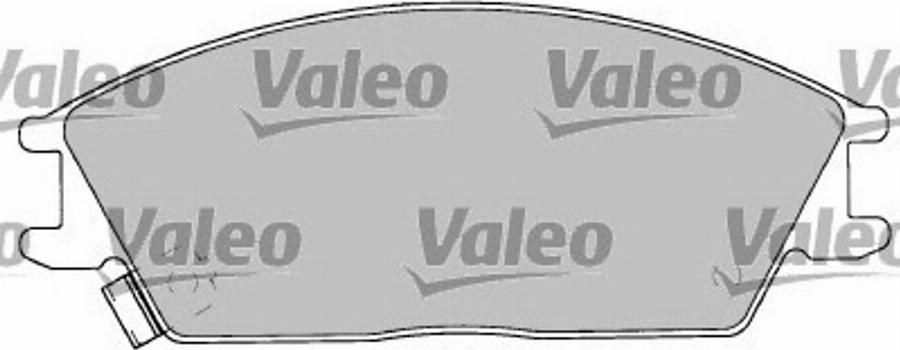 Valeo 597100 - Тормозные колодки, дисковые, комплект unicars.by