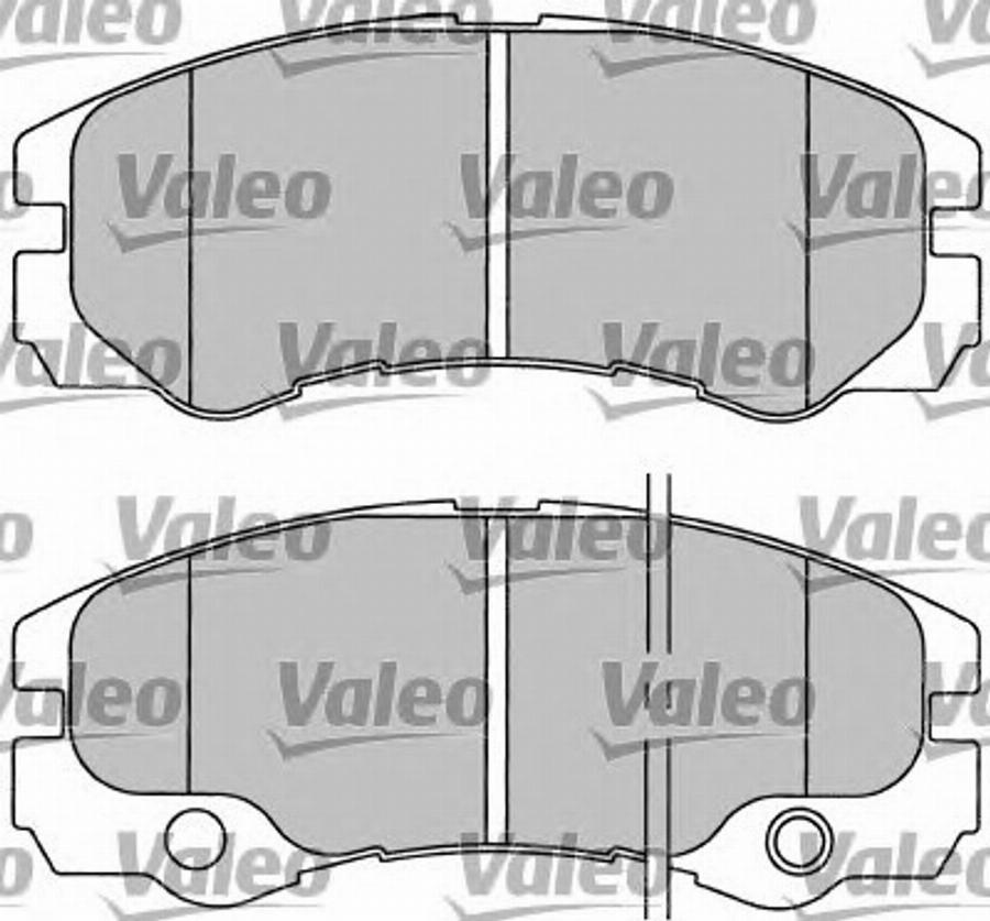 Valeo 597303 - Тормозные колодки, дисковые, комплект unicars.by