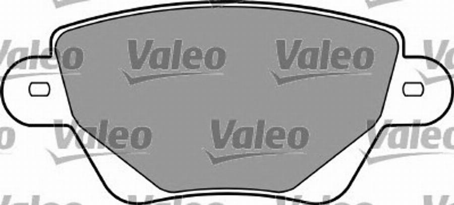 Valeo 597339 - Тормозные колодки, дисковые, комплект unicars.by