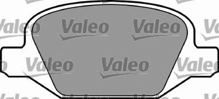 Valeo 597379 - Тормозные колодки, дисковые, комплект unicars.by