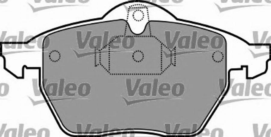 Valeo 597277 - Тормозные колодки, дисковые, комплект unicars.by