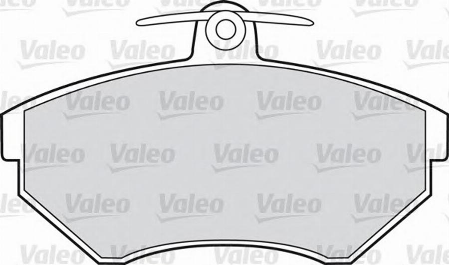 Valeo 540971 - Тормозные колодки, дисковые, комплект unicars.by