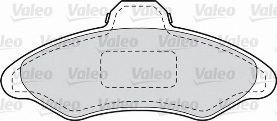 Valeo 540 446 - Тормозные колодки, дисковые, комплект unicars.by