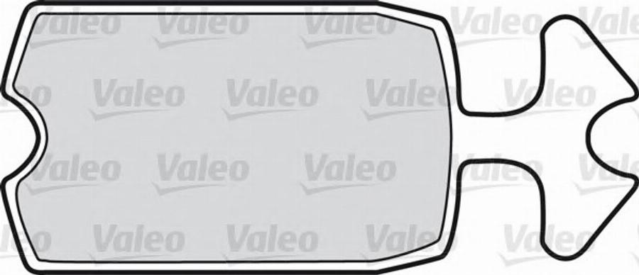 Valeo 540419 - Тормозные колодки, дисковые, комплект unicars.by