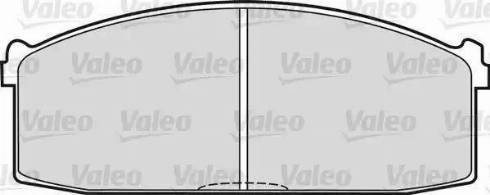 Valeo 540410 - Тормозные колодки, дисковые, комплект unicars.by