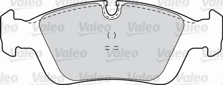 Valeo 540 489 - Тормозные колодки, дисковые, комплект unicars.by