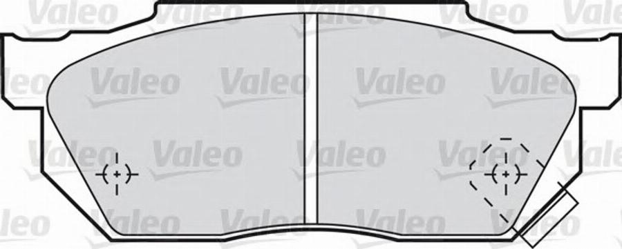 Valeo 540 438 - Тормозные колодки, дисковые, комплект unicars.by