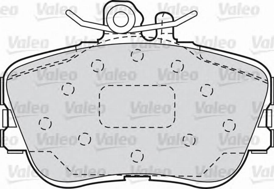 Valeo 540 559 - Тормозные колодки, дисковые, комплект unicars.by