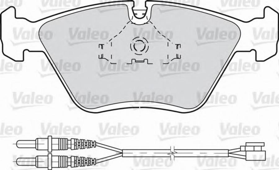 Valeo 540 565 - Тормозные колодки, дисковые, комплект unicars.by