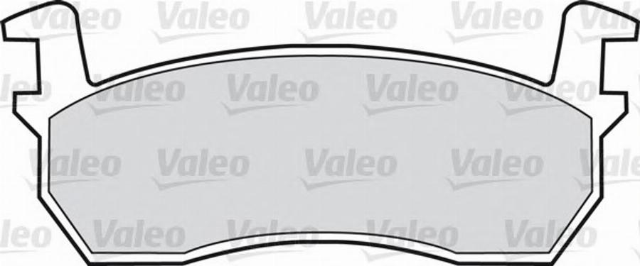 Valeo 540 560 - Тормозные колодки, дисковые, комплект unicars.by