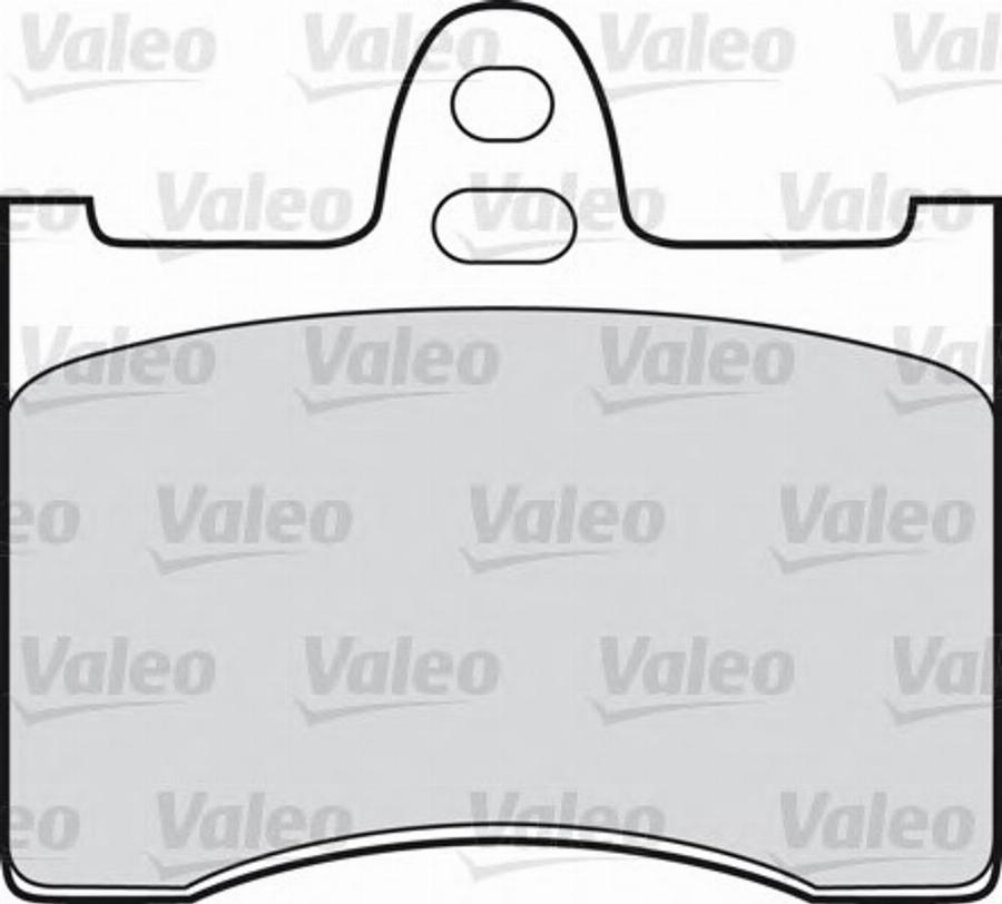 Valeo 540 087 - Тормозные колодки, дисковые, комплект unicars.by