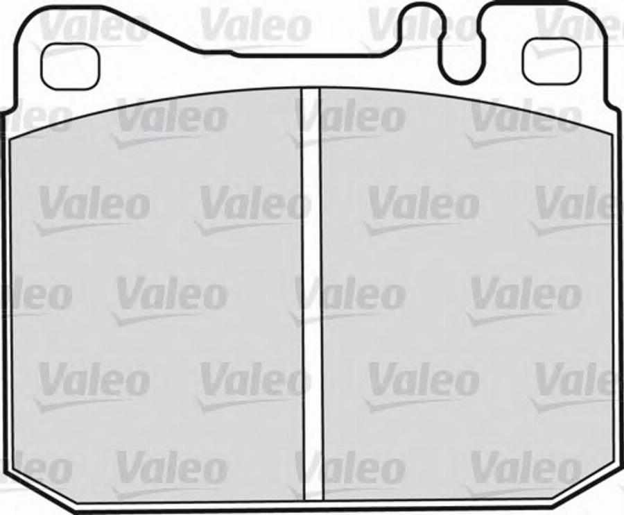 Valeo 540 162 - Тормозные колодки, дисковые, комплект unicars.by