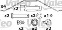 Valeo 541719 - Тормозные колодки, дисковые, комплект unicars.by