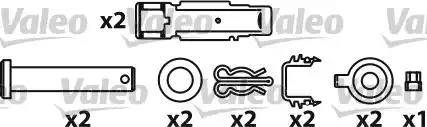 Valeo 541720 - Тормозные колодки, дисковые, комплект unicars.by