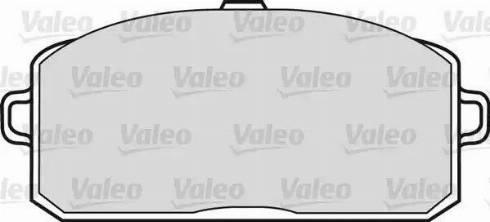 Valeo 551504 - Тормозные колодки, дисковые, комплект unicars.by