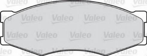 Valeo 551699 - Тормозные колодки, дисковые, комплект unicars.by