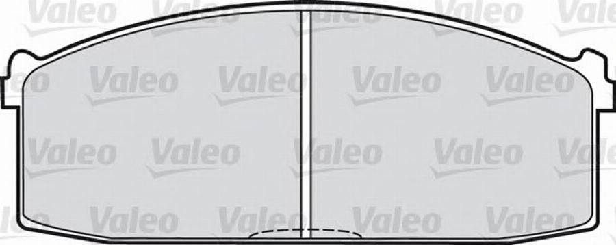 Valeo 551648 - Тормозные колодки, дисковые, комплект unicars.by