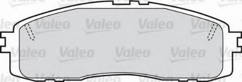 Valeo 551600 - Тормозные колодки, дисковые, комплект unicars.by