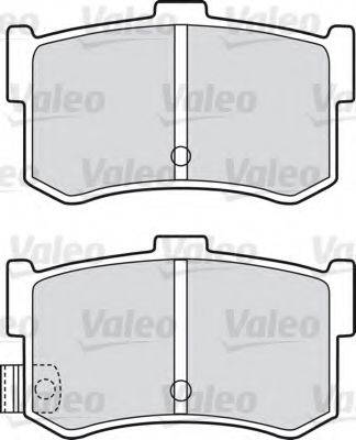 Valeo 551602 - Тормозные колодки, дисковые, комплект unicars.by