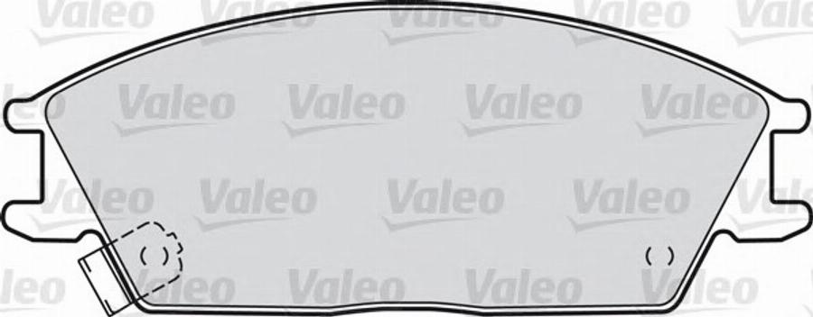 Valeo 551689 - Тормозные колодки, дисковые, комплект unicars.by