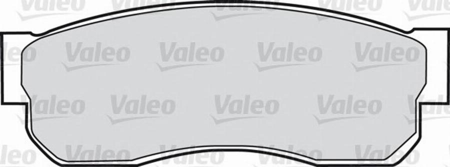 Valeo 551682 - Тормозные колодки, дисковые, комплект unicars.by