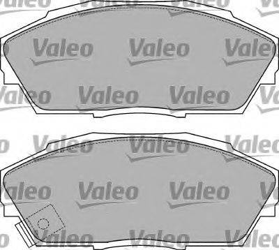 Valeo 551745 - Тормозные колодки, дисковые, комплект unicars.by