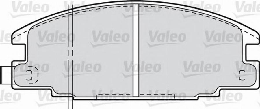 Valeo 551759 - Тормозные колодки, дисковые, комплект unicars.by