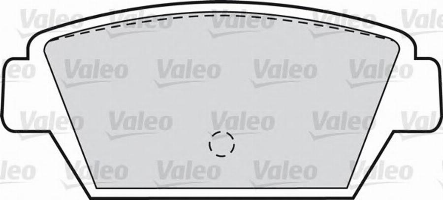 Valeo 551704 - Тормозные колодки, дисковые, комплект unicars.by