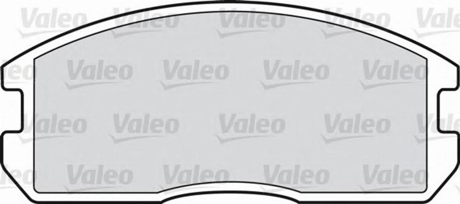 Valeo 551705 - Тормозные колодки, дисковые, комплект unicars.by