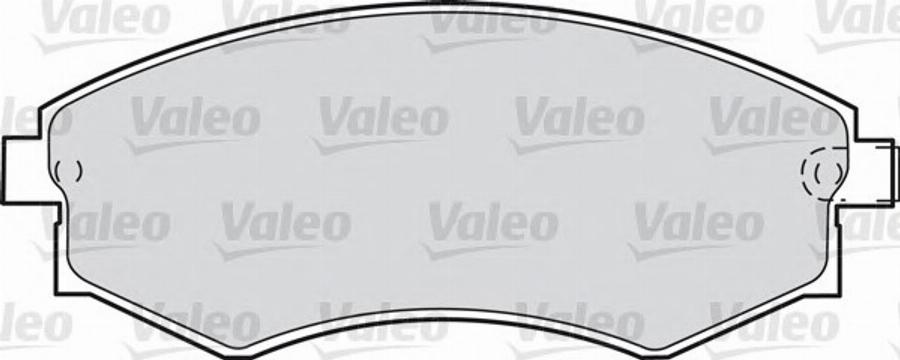 Valeo 551779 - Тормозные колодки, дисковые, комплект unicars.by