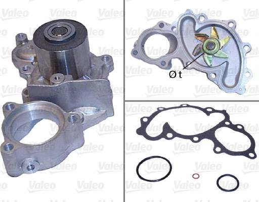 Valeo 506543 - Водяной насос unicars.by