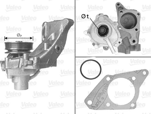 Valeo 506586 - Водяной насос unicars.by