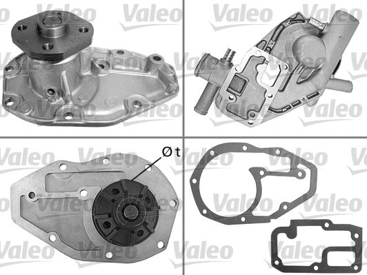 Valeo 506041 - Водяной насос unicars.by