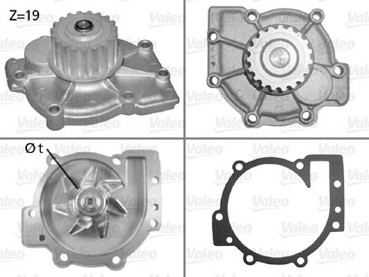 Valeo 506325 - Водяной насос unicars.by