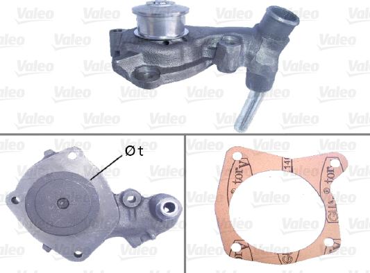 Valeo 506287 - Водяной насос unicars.by