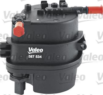 Valeo 587534 - Топливный фильтр unicars.by